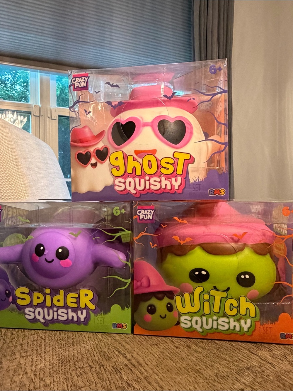 RMS Crazy Fun Halloween Squishy Set Purple Spider Witch Ghost Bundle Target 3